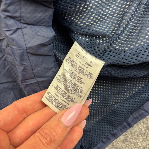 COLUMBIA Boys Navy Blue Omni Tech Hooded Rain Jacket Coat size: Medium (10/12) - Picture 6 of 6